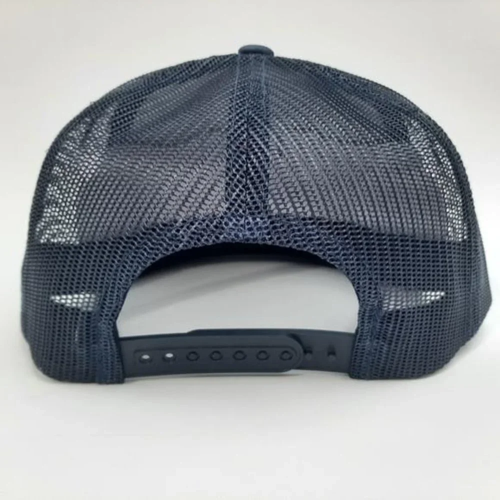 Snap-On Tools Embroidered Patch Flat Bill Mesh Snapback Hat Cap Navy Blu Mechani - Picture 3 of 4